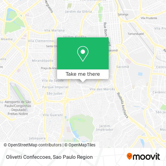 Mapa Olivetti Confeccoes