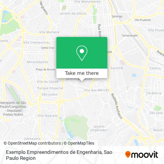 Mapa Exemplo Empreendimentos de Engenharia