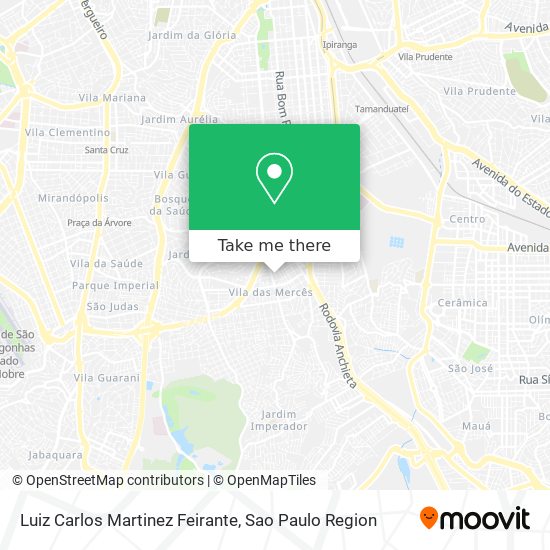 Mapa Luiz Carlos Martinez Feirante