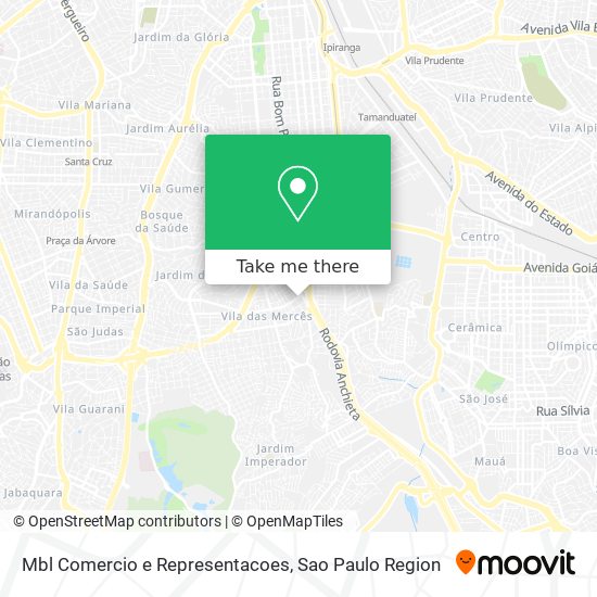 Mbl Comercio e Representacoes map