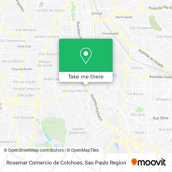 Rosemar Comercio de Colchoes map