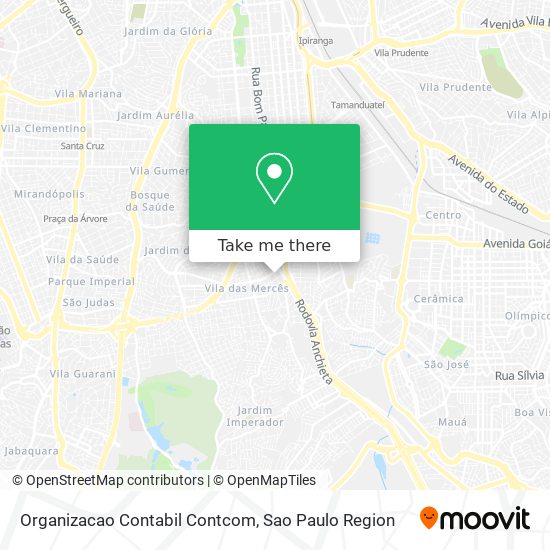 Organizacao Contabil Contcom map