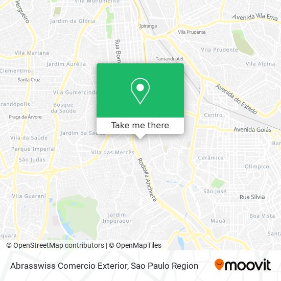 Mapa Abrasswiss Comercio Exterior