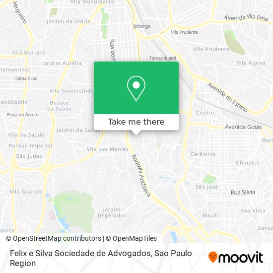 Mapa Felix e Silva Sociedade de Advogados