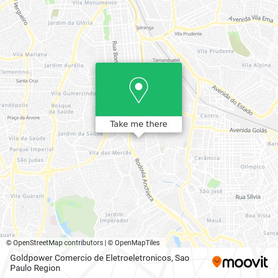 Goldpower Comercio de Eletroeletronicos map