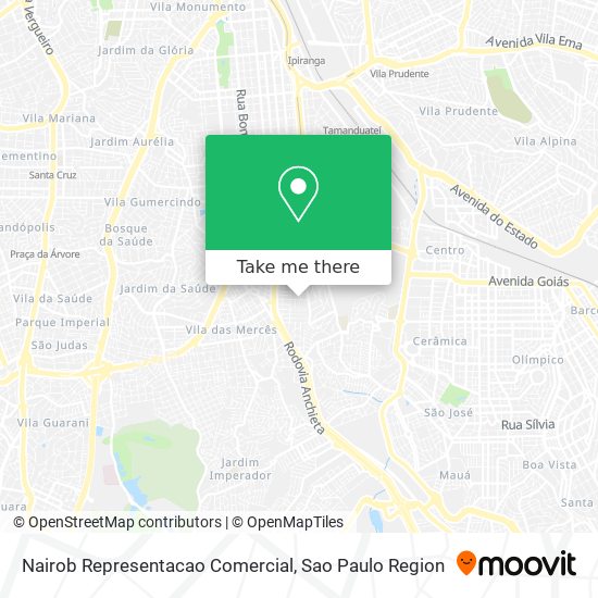 Nairob Representacao Comercial map