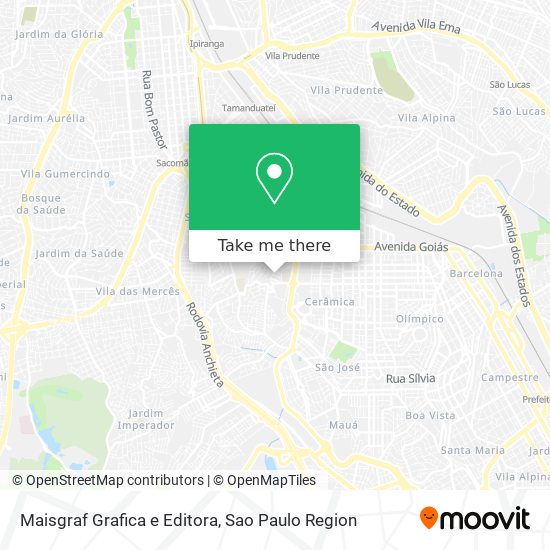 Maisgraf Grafica e Editora map