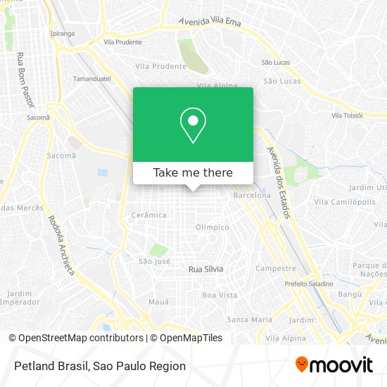 Petland Brasil map