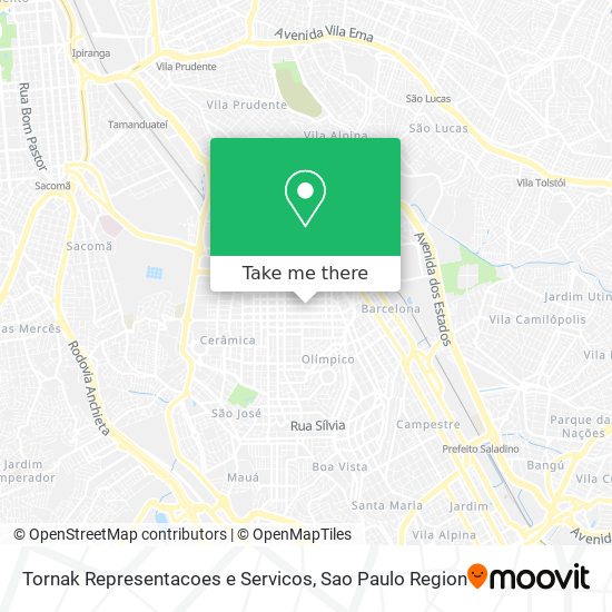 Tornak Representacoes e Servicos map