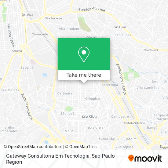 Gateway Consultoria Em Tecnologia map