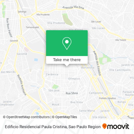 Edificio Residencial Paula Cristina map