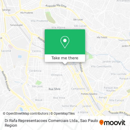 Mapa Di Rafa Representacoes Comerciais Ltda.