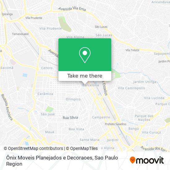 Ônix Moveis Planejados e Decoraoes map