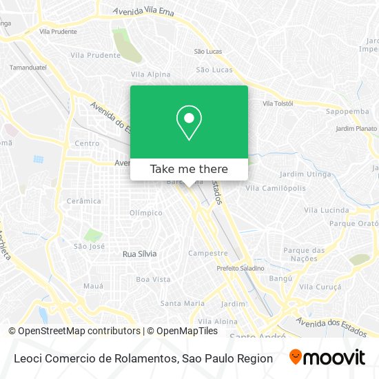 Leoci Comercio de Rolamentos map