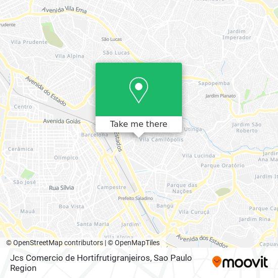 Jcs Comercio de Hortifrutigranjeiros map