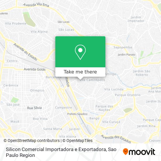 Silicon Comercial Importadora e Exportadora map