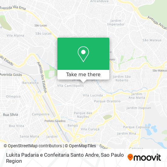 Lukita Padaria e Confeitaria Santo Andre map