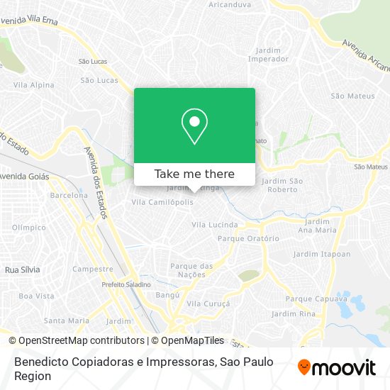 Benedicto Copiadoras e Impressoras map