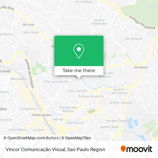 Vincor Comunicação Visual map