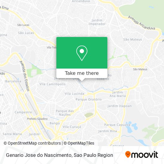 Genario Jose do Nascimento map