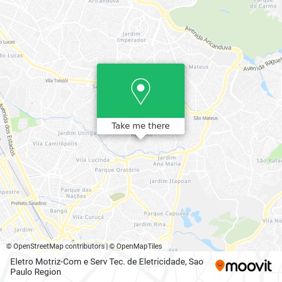 Eletro Motriz-Com e Serv Tec. de Eletricidade map