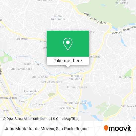 Mapa João Montador de Moveis