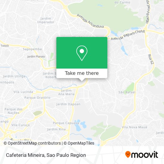Cafeteria Mineira map