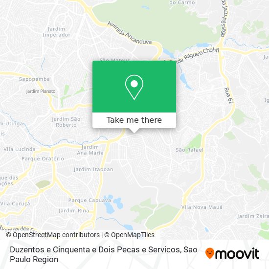 Duzentos e Cinquenta e Dois Pecas e Servicos map