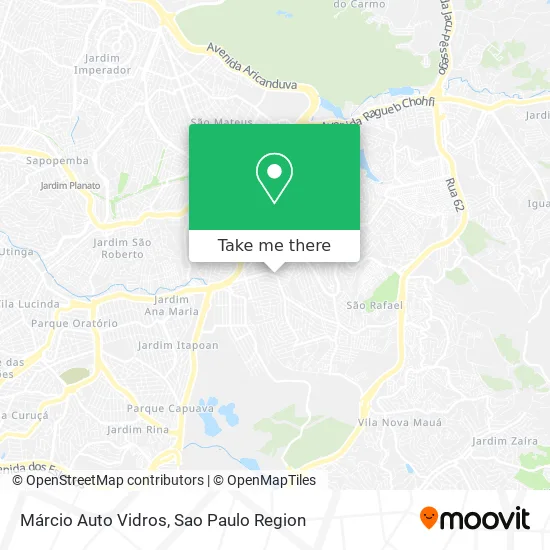 Márcio Auto Vidros map