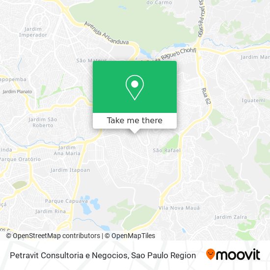 Petravit Consultoria e Negocios map