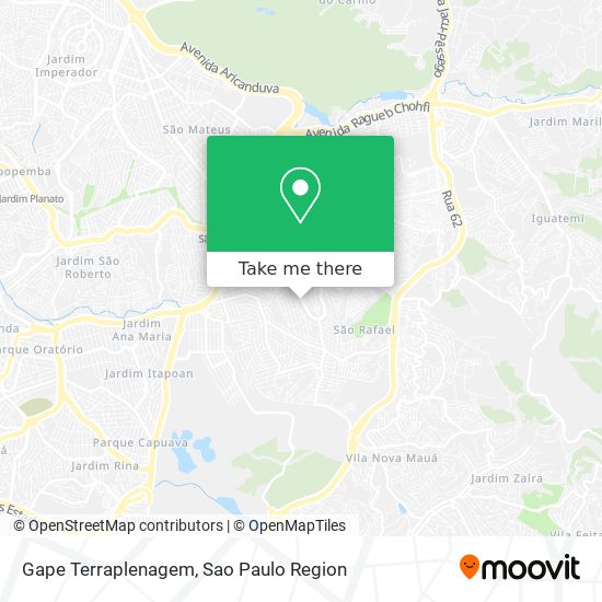 Gape Terraplenagem map