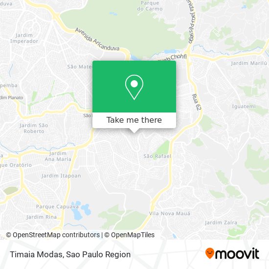 Timaia Modas map