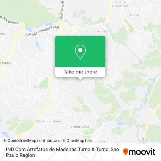 Mapa IND Com Artefatos de Madeiras Turno & Turno