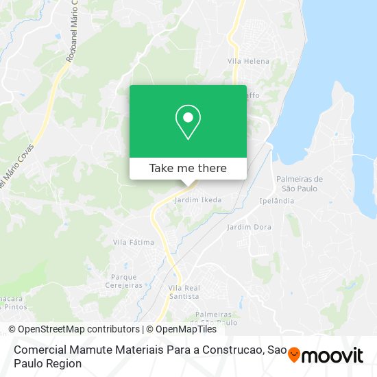 Mapa Comercial Mamute Materiais Para a Construcao