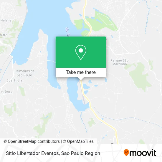 Sítio Libertador Eventos map