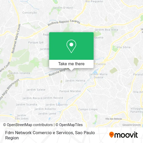 Fdm Network Comercio e Servicos map