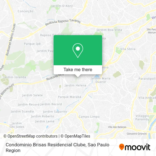 Condominio Brisas Residencial Clube map