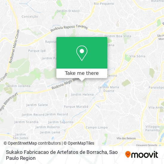 Sukako Fabricacao de Artefatos de Borracha map