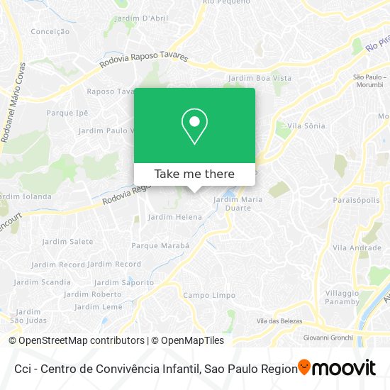 Cci - Centro de Convivência Infantil map