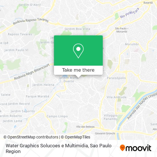 Mapa Water Graphics Solucoes e Multimidia