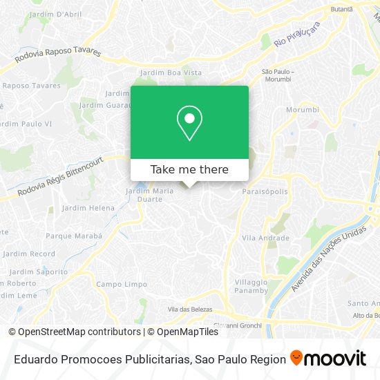 Mapa Eduardo Promocoes Publicitarias