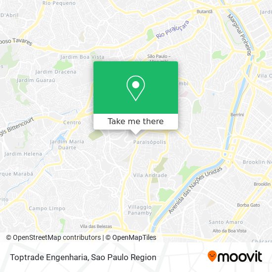 Toptrade Engenharia map