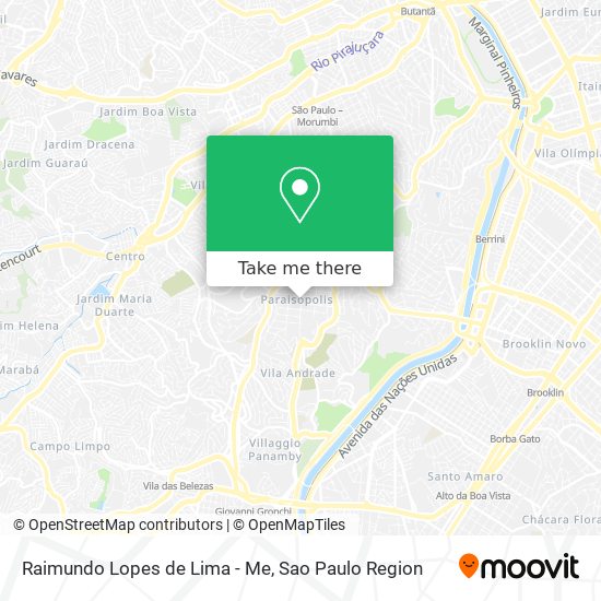 Raimundo Lopes de Lima - Me map