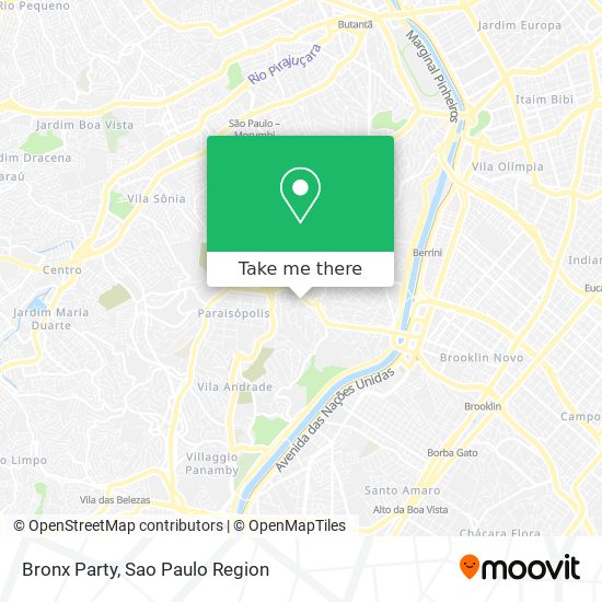 Bronx Party map