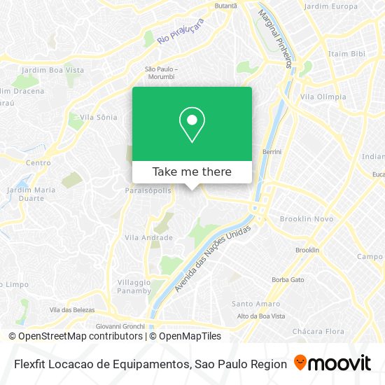 Flexfit Locacao de Equipamentos map