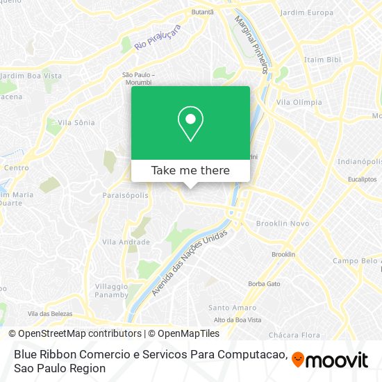 Blue Ribbon Comercio e Servicos Para Computacao map