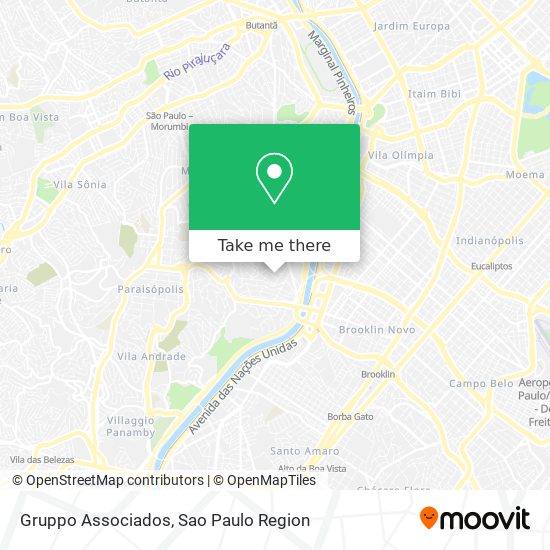 Gruppo Associados map