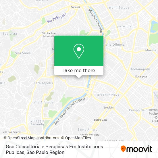 Gsa Consultoria e Pesquisas Em Instituicoes Publicas map