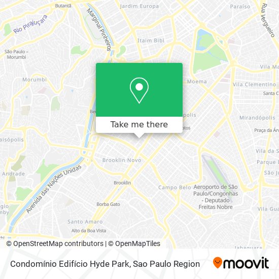 Condomínio Edifício Hyde Park map