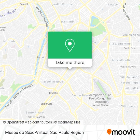 Museu do Sexo-Virtual map